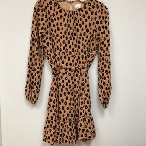 Animal print dress